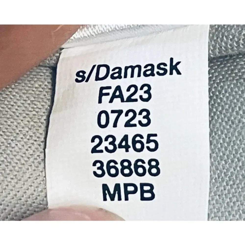 Charter Club Damask 550TC QUEEN 4 Pc Sheet Set Gray 100% Cotton Supima